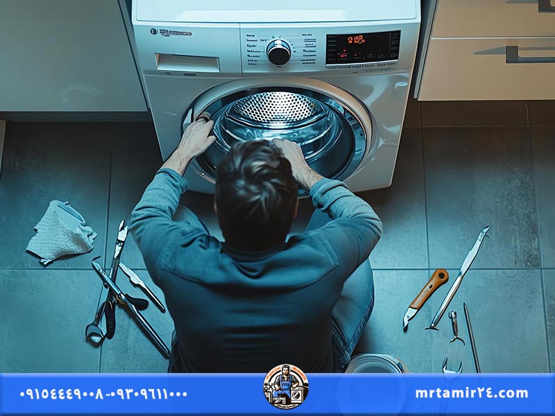 خرابی برد از دلایل بروز ارور pe لباسشویی الجی