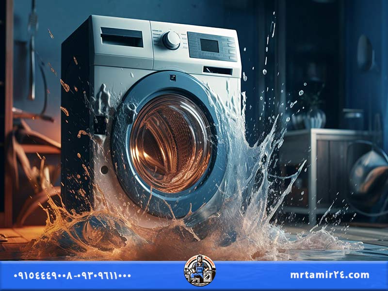 تنظیم نبودن پایههایی که زیر دستگاه هستند