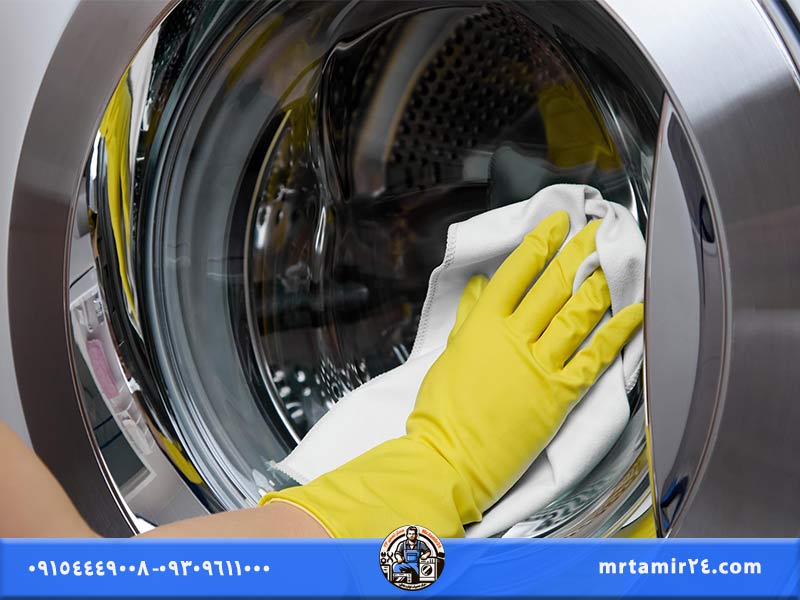 پاک کردن باقی‌مانده مواد شوینده