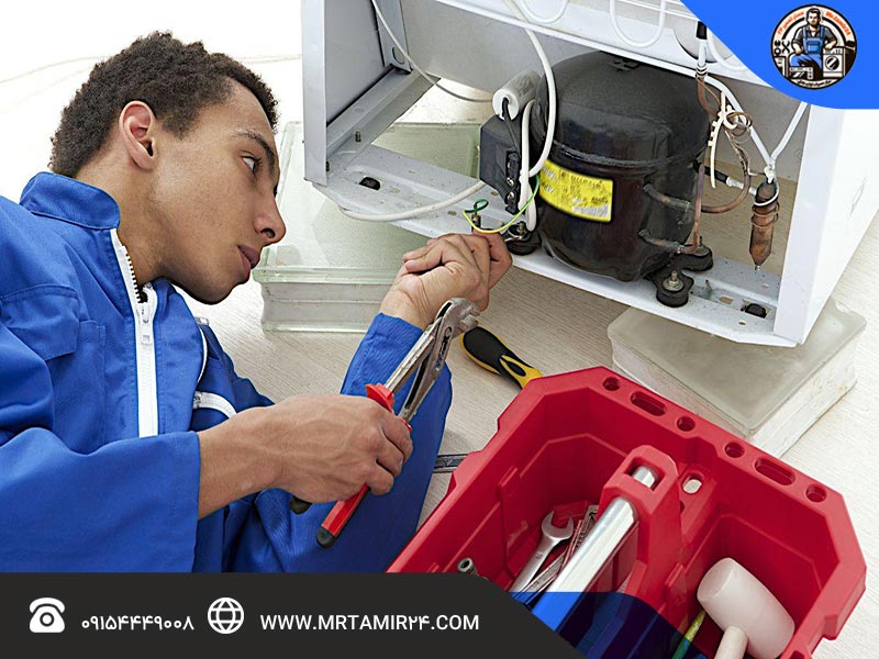 کار نکردن یخچال به علت خرابی برد