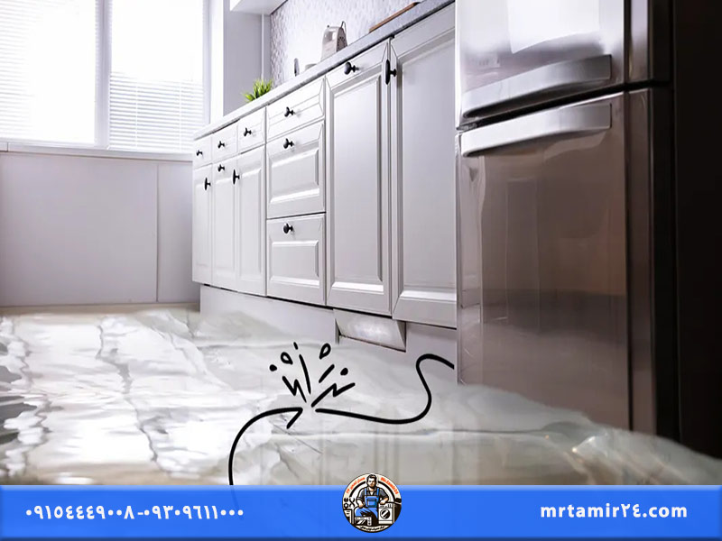 اهمیت شناخت مشکل آب‌ریزی یخچال ساید بای ساید
