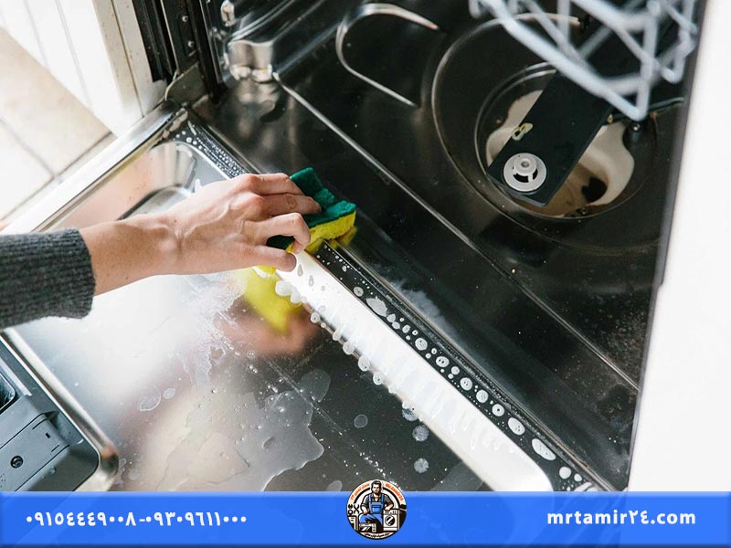 تمیز کردن ظرفشویی