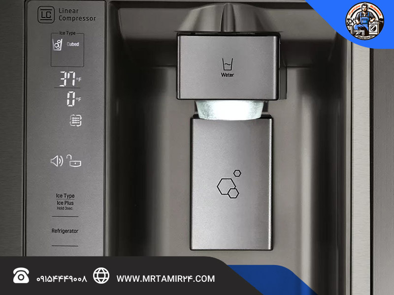 چگونه با پنل کنترل یخچال ساید کار کنیم؟