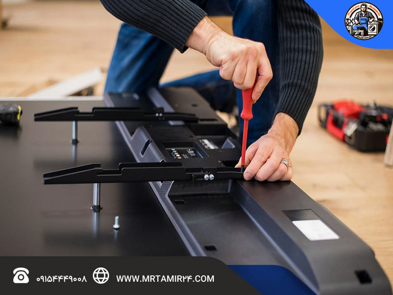تعویض بکلایت تلویزیون الجی
