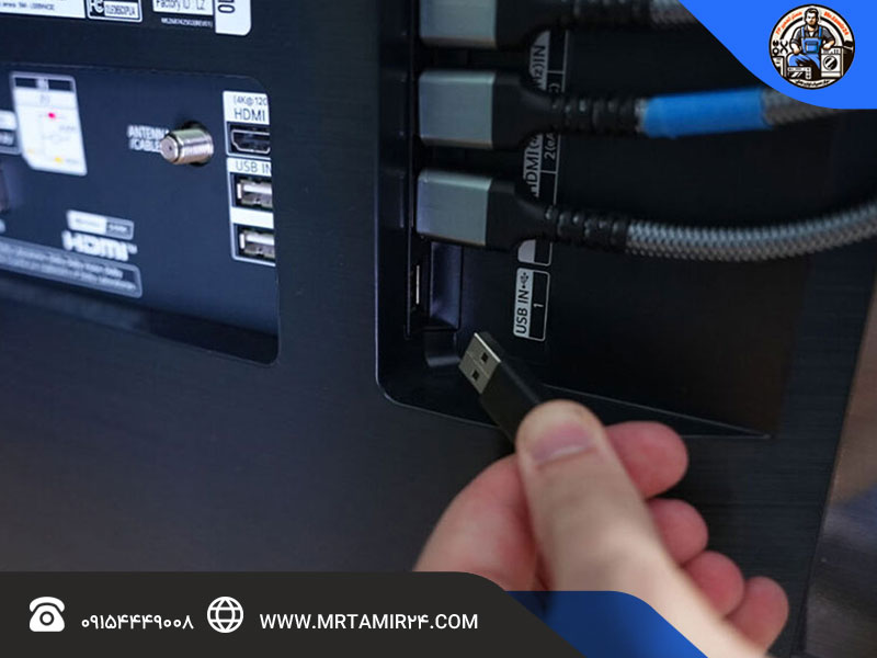 ۵. آیا ممکن است تلویزیون باعث سوختن فلش شود؟