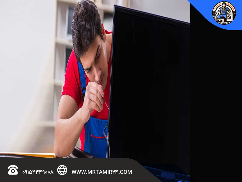 نصب تلویزیون توسط تکنسین های نمایندگی