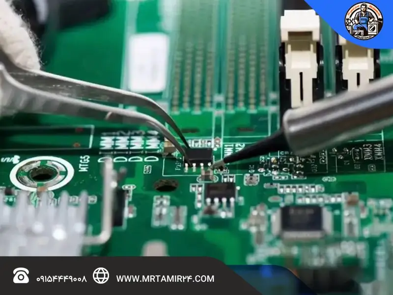 خرابی برد الکترونیکی و کنترل نادرست دما