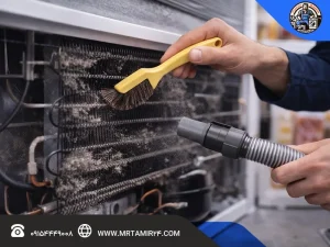 نحوه تمیز کردن کندانسور یخچال