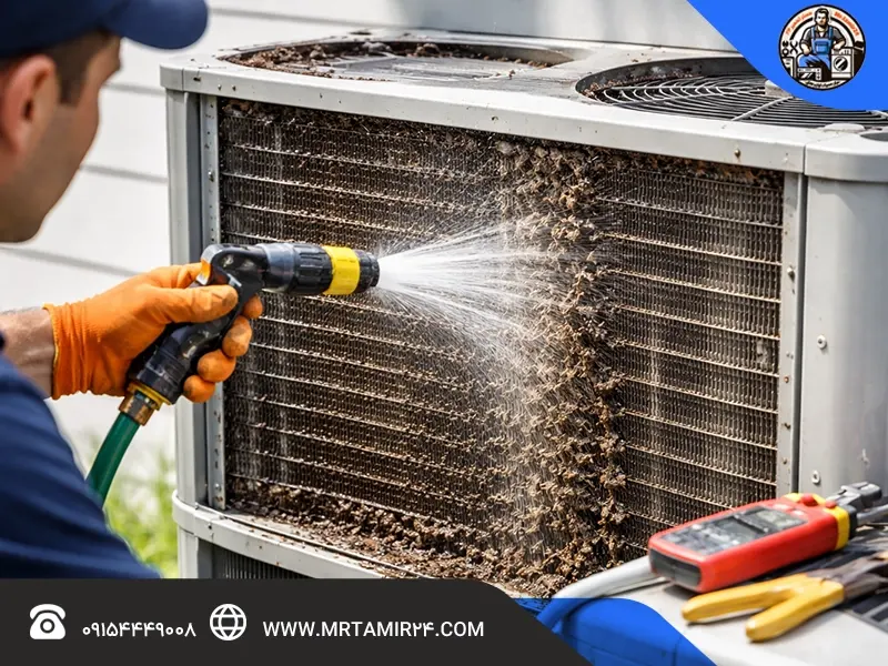 چه زمانی کندانسور نیاز به تمیزکاری دارد
